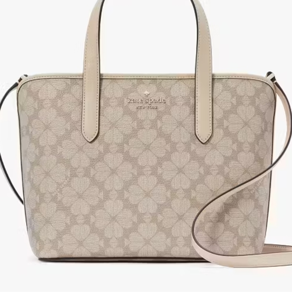 kate spade Beige Floral-Print Satchel